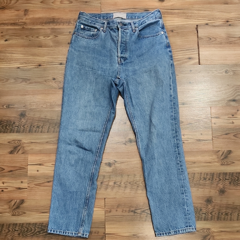 Everlane Cheeky Jean Ecocore Straight Organic Cotton Denim 27‎ Preppy Normcore